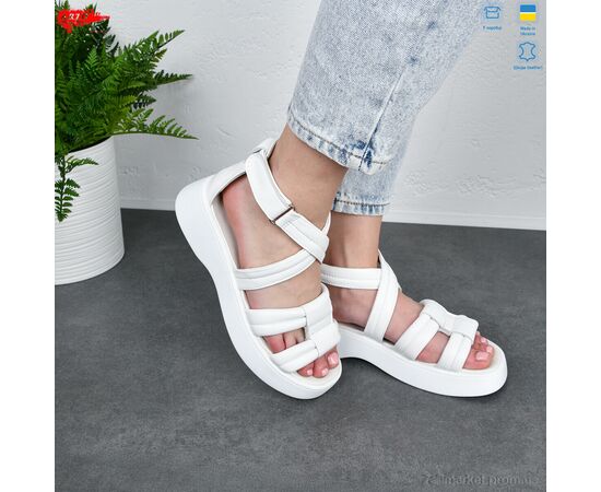 Босоніжки жіночі літні Літо 350 білий к. (8 пар р.36-41) "ARTO" недорого оптом від прямого постачальника, зображення 3 Босоніжки жіночі літні Літо 350 білий к. (8 пар р.36-41) "ARTO" недорого оптом від прямого постачальника, зображення 3