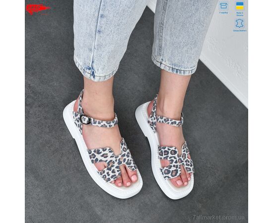 Босоножки женские летние Лето 430 білий-леоп. (8 пар р.36-41) "ARTO" недорого оптом от прямого поставщика, изображение 3 Фотография Босоножки женские летние Лето 430 білий-леоп. (8 пар р.36-41) "ARTO" недорого оптом от прямого поставщика, изображение 3