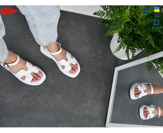 Босоножки женские летние Лето 430 білий к. (8 пар р.36-41) "ARTO" недорого оптом от прямого поставщика, изображение 4 Фотография Босоножки женские летние Лето 430 білий к. (8 пар р.36-41) "ARTO" недорого оптом от прямого поставщика, изображение 4