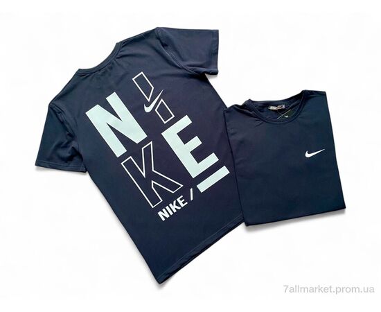 Футболка чоловіча Літо A003-3 navy (5 шт. р.сіткаS-2XL) "Verton" недорого оптом від прямого постачальника, зображення 2