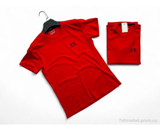 Футболка чоловіча Літо A004-2 red (5 шт. р.сіткаS-2XL) "Verton" недорого оптом від прямого постачальника, зображення 2