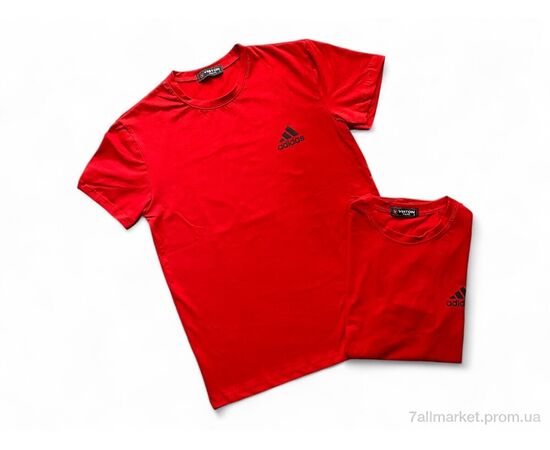 Футболка чоловіча Літо A004-3 red (5 шт. р.сіткаS-2XL) "Verton" недорого оптом від прямого постачальника, зображення 2