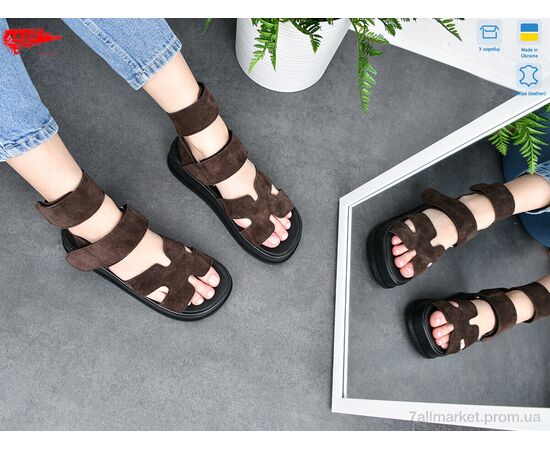 Босоніжки жіночі літні Літо 097 корич. з. (8 пар р.36-41) "ARTO" недорого оптом від прямого постачальника, зображення 2 Босоніжки жіночі літні Літо 097 корич. з. (8 пар р.36-41) "ARTO" недорого оптом від прямого постачальника, зображення 2