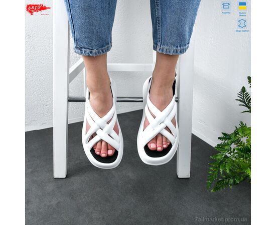 Босоніжки жіночі літні Літо 0170 білий к. (8 пар р.36-40) "ARTO" недорого оптом від прямого постачальника, зображення 2 Босоніжки жіночі літні Літо 0170 білий к. (8 пар р.36-40) "ARTO" недорого оптом від прямого постачальника, зображення 2