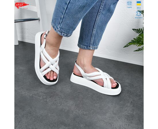 Босоніжки жіночі літні Літо 0170 білий к. (8 пар р.36-40) "ARTO" недорого оптом від прямого постачальника, зображення 3 Босоніжки жіночі літні Літо 0170 білий к. (8 пар р.36-40) "ARTO" недорого оптом від прямого постачальника, зображення 3