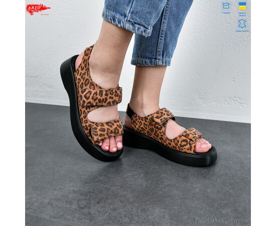 Босоніжки жіночі літні Літо 545 леопард тем. к. (8 пар р.36-41) "ARTO" недорого оптом від прямого постачальника, зображення 4 Босоніжки жіночі літні Літо 545 леопард тем. к. (8 пар р.36-41) "ARTO" недорого оптом від прямого постачальника, зображення 4