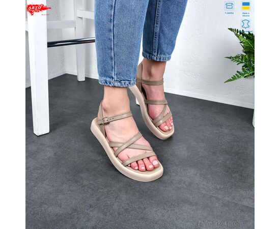 Босоніжки жіночі літні Літо 0138 латте к. (8 пар р.36-41) "ARTO" недорого оптом від прямого постачальника, зображення 4 Босоніжки жіночі літні Літо 0138 латте к. (8 пар р.36-41) "ARTO" недорого оптом від прямого постачальника, зображення 4