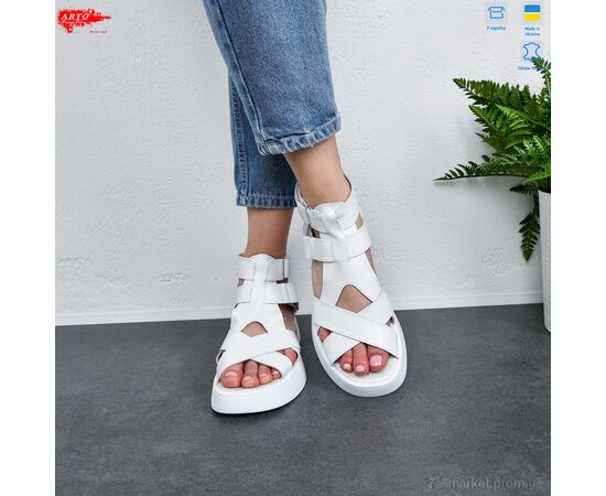 Босоніжки жіночі літні Літо 175 білий к. (8 пар р.36-41) "ARTO" недорого оптом від прямого постачальника, зображення 3 Босоніжки жіночі літні Літо 175 білий к. (8 пар р.36-41) "ARTO" недорого оптом від прямого постачальника, зображення 3