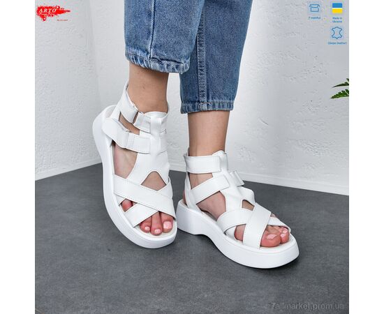 Босоніжки жіночі літні Літо 175 білий к. (8 пар р.36-41) "ARTO" недорого оптом від прямого постачальника, зображення 4 Босоніжки жіночі літні Літо 175 білий к. (8 пар р.36-41) "ARTO" недорого оптом від прямого постачальника, зображення 4