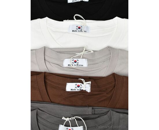 Фотография Футболка женская Лето 4064-2468 mix (5 шт. р.сетка One size) "Мир" недорого оптом от прямого поставщика, изображение 4