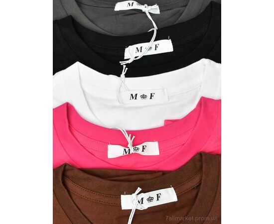 Футболка жіноча Літо 4064-7203 mix (5 шт. р.сіткаOne size) "Мир" недорого оптом від прямого постачальника, зображення 4