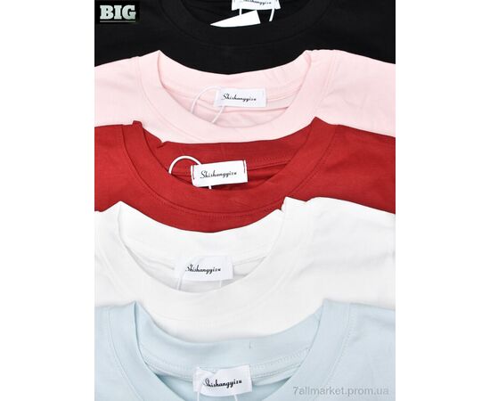 Футболка жіноча Літо 4064-1208-13 mix (5 шт. р.сіткаOne size) "BIG" недорого оптом від прямого постачальника, зображення 4