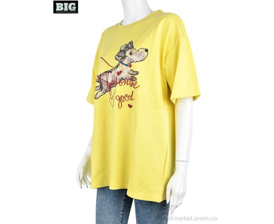 Футболка жіноча Літо 4064-1207 mix (5 шт. р.сіткаOne size) "BIG" недорого оптом від прямого постачальника, зображення 2 Футболка жіноча Літо 4064-1207 mix (5 шт. р.сіткаOne size) "BIG" недорого оптом від прямого постачальника, зображення 2