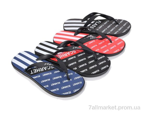 Шлепки мужские пляжные Лето VT33 mix (12 пар р.40-45) "Elmob" недорого оптом от прямого поставщика, изображение 2 Фотография Шлепки мужские пляжные Лето VT33 mix (12 пар р.40-45) "Elmob" недорого оптом от прямого поставщика, изображение 2