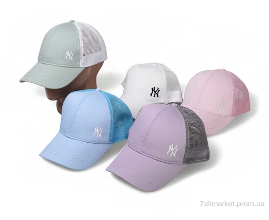 Кепка жіноча Літо 8005-3 mix (5 шт. р.сітка56-59) "KUINH" недорого оптом від прямого постачальника, зображення 2 Кепка жіноча Літо 8005-3 mix (5 шт. р.сітка56-59) "KUINH" недорого оптом від прямого постачальника, зображення 2