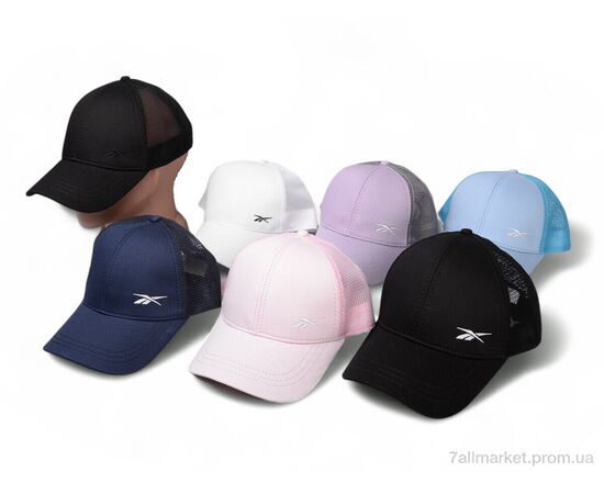 Кепка унісекс Літо 8010-1 mix (5 шт. р.сітка56-59) "KUINH" недорого оптом від прямого постачальника, зображення 2