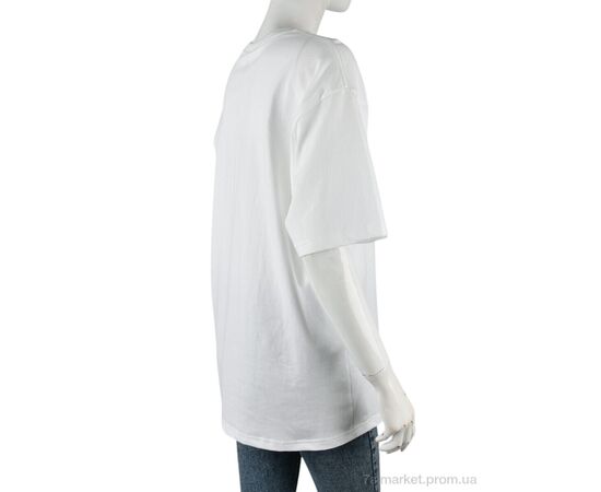 Фотография Футболка женская Лето 4071-W01-2 white (5 шт. р.сетка S-2XL) "Мир" недорого оптом от прямого поставщика, изображение 2