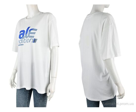 Фотография Футболка женская Лето 4071-W02-2 white (5 шт. р.сетка S-2XL) "Мир" недорого оптом от прямого поставщика, изображение 3