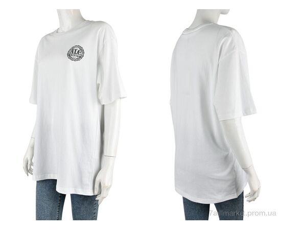 Фотография Футболка женская Лето 4071-W03-2 white (5 шт. р.сетка S-2XL) "Мир" недорого оптом от прямого поставщика, изображение 3