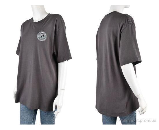 Фотография Футболка женская Лето 4071-W03-3 grey (5 шт. р.сетка S-2XL) "Мир" недорого оптом от прямого поставщика, изображение 3