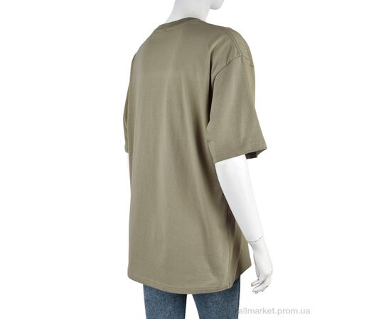 Фотография Футболка женская Лето 4071-W03-4 khaki (5 шт. р.сетка S-2XL) "Мир" недорого оптом от прямого поставщика, изображение 2
