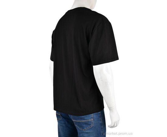 Фотография Футболка мужская Лето 4072-M01-1 black (5 шт. р.сетка M-3XL) "Мир" недорого оптом от прямого поставщика, изображение 2