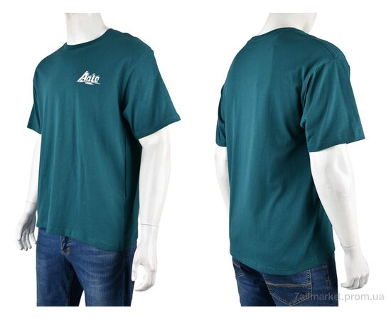 Футболка чоловіча Літо 4072-M07-3 grey (5 шт. р.сіткаM-3XL) "Мир" недорого оптом від прямого постачальника, зображення 3