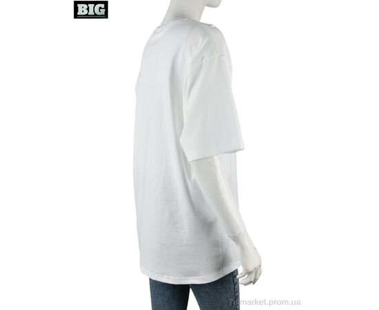 Футболка жіноча Літо 4071-W01-2 white (5 шт. р.сіткаS-2XL) "BIG" недорого оптом від прямого постачальника, зображення 2