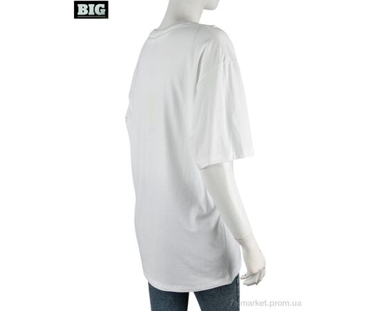 Футболка жіноча Літо 4071-W02-2 white (5 шт. р.сіткаS-2XL) "BIG" недорого оптом від прямого постачальника, зображення 2