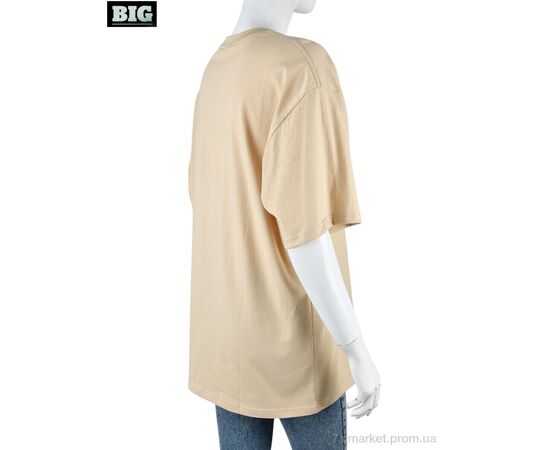 Футболка жіноча Літо 4071-W02-4 beige (5 шт. р.сіткаS-2XL) "BIG" недорого оптом від прямого постачальника, зображення 2