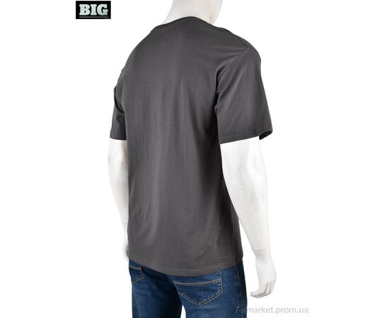 Футболка чоловіча Літо 4072-M01-3 grey (5 шт. р.сіткаM-3XL) "BIG" недорого оптом від прямого постачальника, зображення 2
