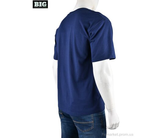 Футболка чоловіча Літо 4072-M02-3 blue (5 шт. р.сіткаM-3XL) "BIG" недорого оптом від прямого постачальника, зображення 2