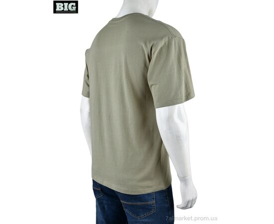 Футболка чоловіча Літо 4072-M03-3 grey (5 шт. р.сіткаM-3XL) "BIG" недорого оптом від прямого постачальника, зображення 2