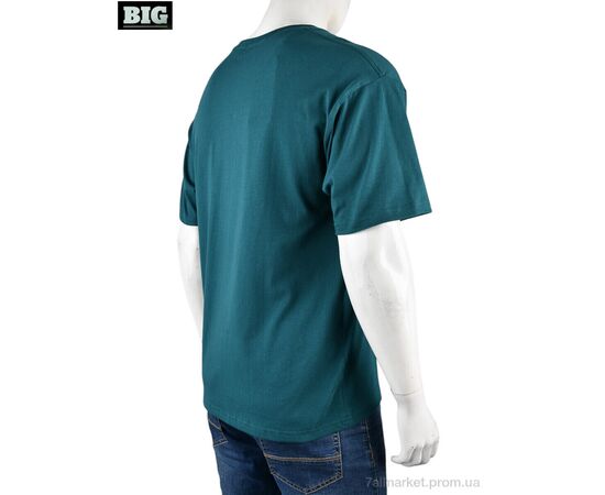 Футболка чоловіча Літо 4072-M07-3 grey (5 шт. р.сіткаM-3XL) "BIG" недорого оптом від прямого постачальника, зображення 2