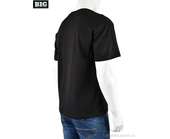 Фотография Футболка мужская Лето 4072-M06-1 black (5 шт. р.сетка M-3XL) "BIG" недорого оптом от прямого поставщика, изображение 2