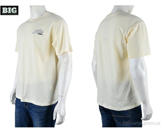Фотография Футболка мужская Лето 4072-M06-3 yellow (5 шт. р.сетка M-3XL) "BIG" недорого оптом от прямого поставщика, изображение 3