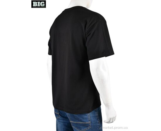 Фотография Футболка мужская Лето 4072-M04-1 black (5 шт. р.сетка M-3XL) "BIG" недорого оптом от прямого поставщика, изображение 2