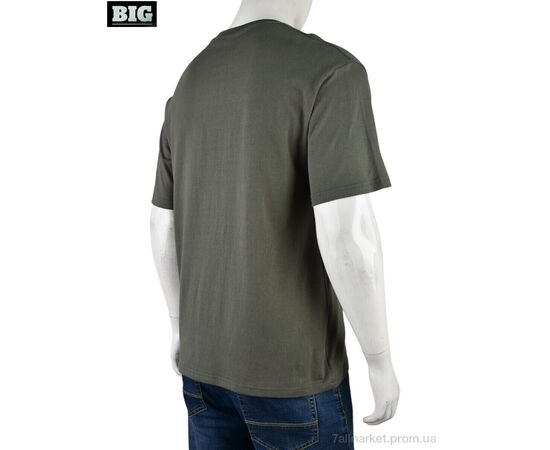 Фотография Футболка мужская Лето 4072-M04-4 khaki (5 шт. р.сетка M-3XL) "BIG" недорого оптом от прямого поставщика, изображение 2