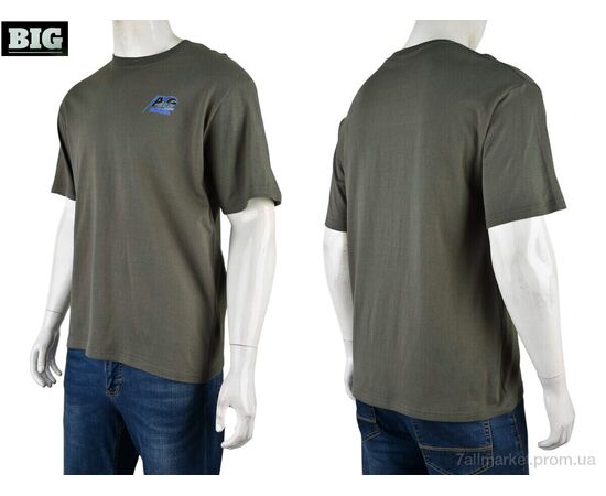 Фотография Футболка мужская Лето 4072-M04-4 khaki (5 шт. р.сетка M-3XL) "BIG" недорого оптом от прямого поставщика, изображение 3
