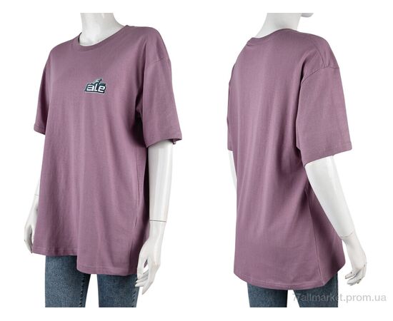 Футболка женская Лето 4071-W01-4 violet (5 шт. р.сетка S-2XL) "Мир" недорого оптом от прямого поставщика, изображение 3 Фотография Футболка женская Лето 4071-W01-4 violet (5 шт. р.сетка S-2XL) "Мир" недорого оптом от прямого поставщика, изображение 3