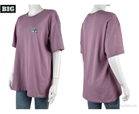 Фотография Футболка женская Лето 4071-W01-4 violet (5 шт. р.сетка S-2XL) "BIG" недорого оптом от прямого поставщика, изображение 3