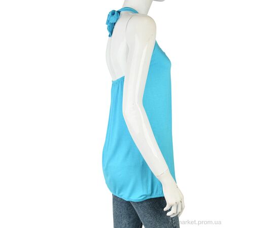 Майка жіноча Літо B0132-15 (11248) blue (6 шт. р.сіткаM-XL) "Obuvok" недорого оптом від прямого постачальника, зображення 2