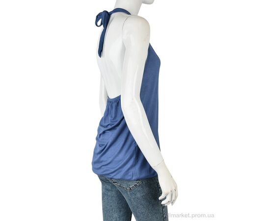Майка жіноча Літо B0132-12 (11240) blue (6 шт. р.сіткаM-3XL) "Obuvok" недорого оптом від прямого постачальника, зображення 2
