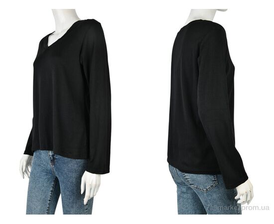 Фотография Кофта женская Весна/осень B0129-2 (11183) black (4 шт. р.сетка L-2XL) "Obuvok" недорого оптом от прямого поставщика, изображение 3