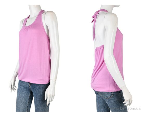Фотография Майка женская Лето B0132-4 (11207) pink (5 шт. р.сетка M-3XL) "Obuvok" недорого оптом от прямого поставщика, изображение 3