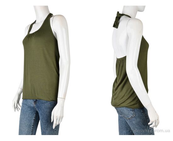 Фотография Майка женская Лето B0132-3 (11204) green (6 шт. р.сетка M-2XL) "Obuvok" недорого оптом от прямого поставщика, изображение 3