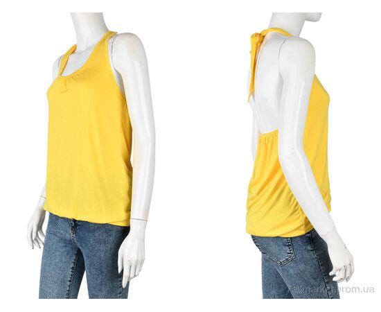 Фотография Майка женская Лето B0132-1 (11196) yellow (5 шт. р.сетка M-3XL) "Obuvok" недорого оптом от прямого поставщика, изображение 3