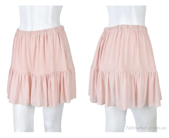 Жіноча спідниця оптом Літо B0137-8 (11282) pink (4 шт. р.сіткаXL-3XL) "Obuvok" недорого оптом від прямого постачальника, зображення 3
