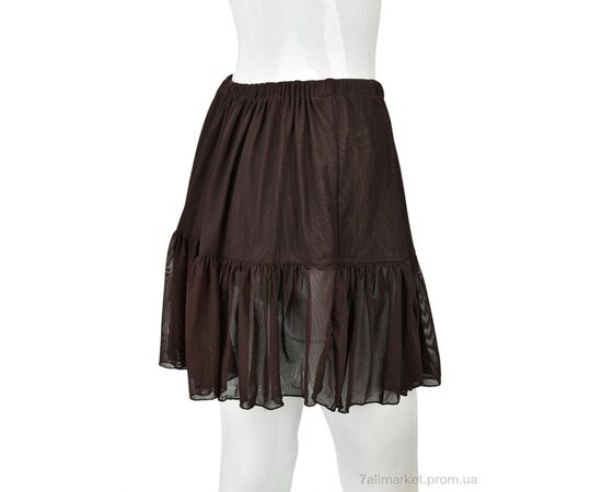 Жіноча спідниця оптом Літо B0137-5 (11275) brown (6 шт. р.сіткаXL-3XL) "Obuvok" недорого оптом від прямого постачальника, зображення 2