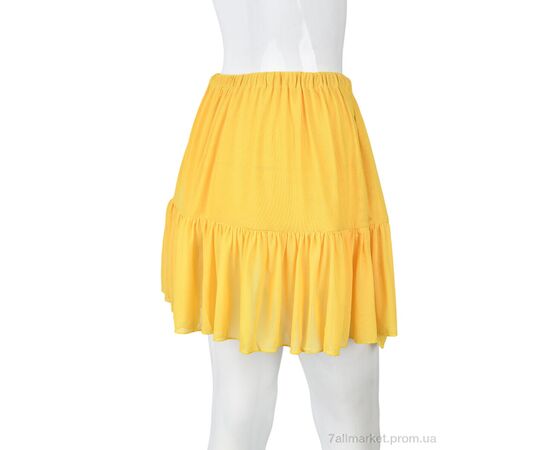 Жіноча спідниця оптом Літо B0137-4 (11274) yellow (6 шт. р.сіткаXL-3XL) "Obuvok" недорого оптом від прямого постачальника, зображення 2